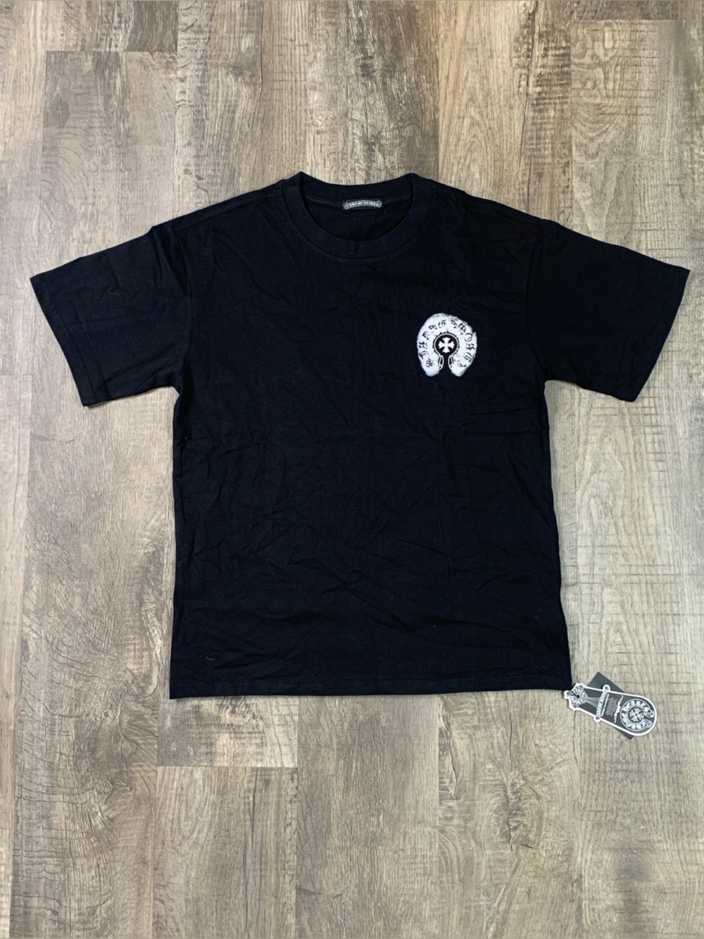 Chrome Hearts Horseshoe Logo T-Shirt Black | Large